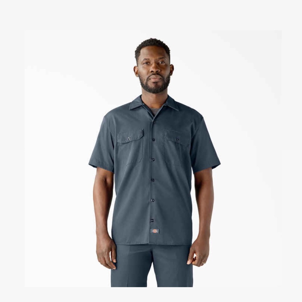 Dickies short sleeve work shirt Air Force Blue